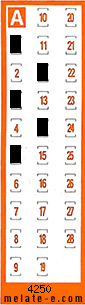 Volante ganador del sorteo 4250 de Chispazo