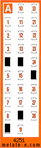 Volante ganador del sorteo 4251 de Chispazo