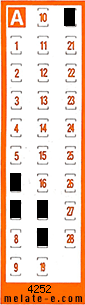 Volante ganador del sorteo 4252 de Chispazo