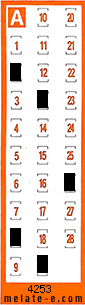 Volante ganador del sorteo 4253 de Chispazo
