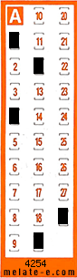 Volante ganador del sorteo 4254 de Chispazo