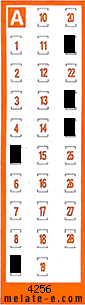 Volante ganador del sorteo 4256 de Chispazo