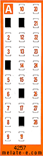 Volante ganador del sorteo 4257 de Chispazo