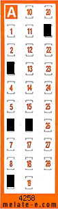 Volante ganador del sorteo 4258 de Chispazo