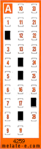 Volante ganador del sorteo 4259 de Chispazo
