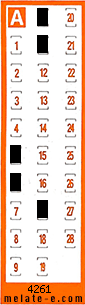 Volante ganador del sorteo 4261 de Chispazo