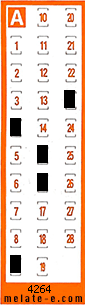 Volante ganador del sorteo 4264 de Chispazo