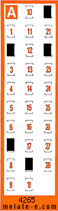 Volante ganador del sorteo 4265 de Chispazo
