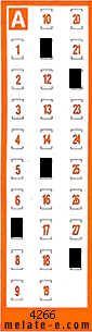 Volante ganador del sorteo 4266 de Chispazo