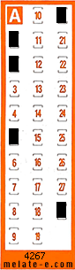 Volante ganador del sorteo 4267 de Chispazo