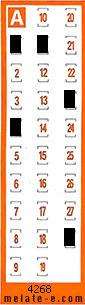 Volante ganador del sorteo 4268 de Chispazo