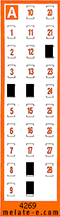 Volante ganador del sorteo 4269 de Chispazo