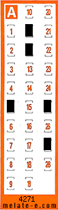 Volante ganador del sorteo 4271 de Chispazo