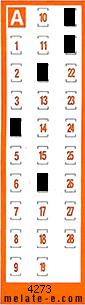 Volante ganador del sorteo 4273 de Chispazo