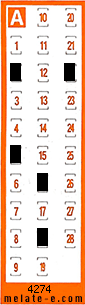 Volante ganador del sorteo 4274 de Chispazo