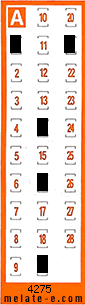 Volante ganador del sorteo 4275 de Chispazo