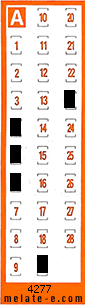 Volante ganador del sorteo 4277 de Chispazo