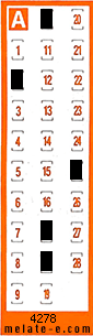 Volante ganador del sorteo 4278 de Chispazo