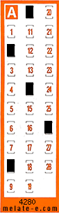 Volante ganador del sorteo 4280 de Chispazo