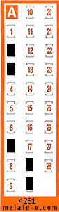 Volante ganador del sorteo 4281 de Chispazo