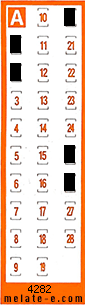 Volante ganador del sorteo 4282 de Chispazo