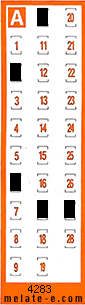 Volante ganador del sorteo 4283 de Chispazo