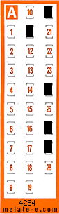 Volante ganador del sorteo 4284 de Chispazo
