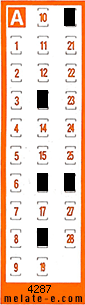 Volante ganador del sorteo 4287 de Chispazo