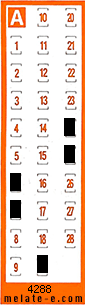 Volante ganador del sorteo 4288 de Chispazo