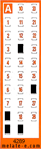 Volante ganador del sorteo 4289 de Chispazo
