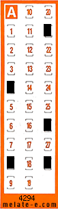 Volante ganador del sorteo 4294 de Chispazo
