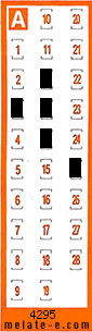 Volante ganador del sorteo 4295 de Chispazo