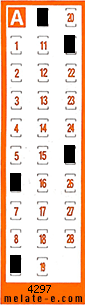 Volante ganador del sorteo 4297 de Chispazo