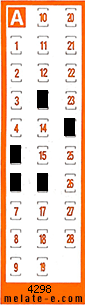 Volante ganador del sorteo 4298 de Chispazo