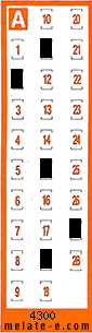 Volante ganador del sorteo 4300 de Chispazo