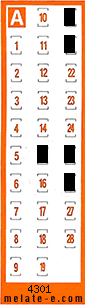 Volante ganador del sorteo 4301 de Chispazo