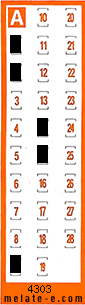 Volante ganador del sorteo 4303 de Chispazo