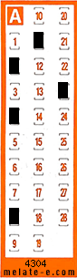 Volante ganador del sorteo 4304 de Chispazo