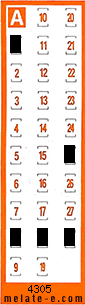 Volante ganador del sorteo 4305 de Chispazo