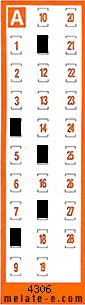 Volante ganador del sorteo 4306 de Chispazo