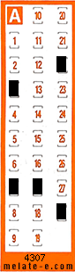 Volante ganador del sorteo 4307 de Chispazo