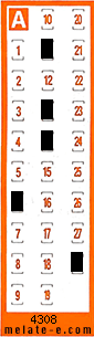 Volante ganador del sorteo 4308 de Chispazo