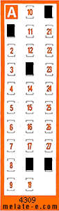 Volante ganador del sorteo 4309 de Chispazo