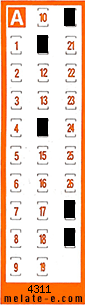 Volante ganador del sorteo 4311 de Chispazo