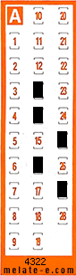 Volante ganador del sorteo 4322 de Chispazo