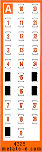 Volante ganador del sorteo 4325 de Chispazo