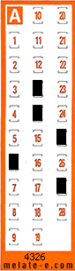 Volante ganador del sorteo 4326 de Chispazo