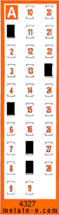 Volante ganador del sorteo 4327 de Chispazo