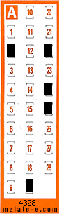Volante ganador del sorteo 4328 de Chispazo
