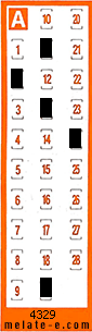 Volante ganador del sorteo 4329 de Chispazo
